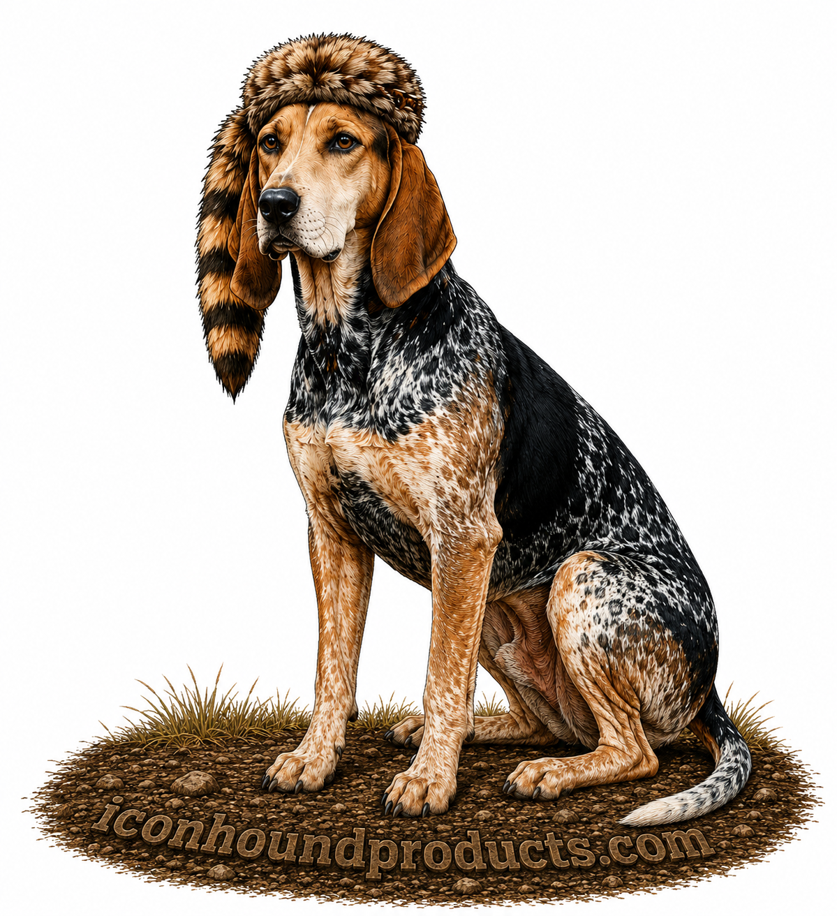 English Coonhound Stickers